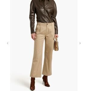 NILI LOTAN | Yannic Cotton-Twill Cargo Pants Beige Size 6